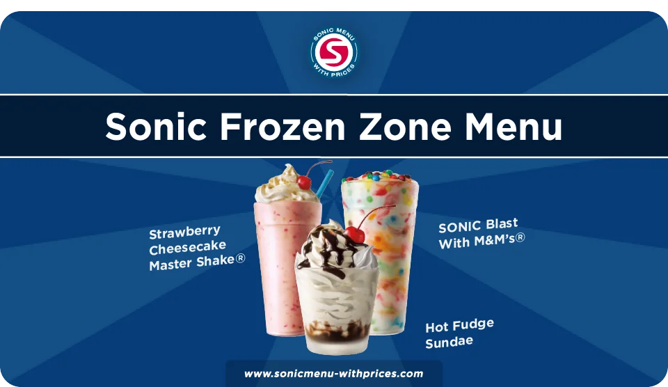 Sonic Ice Cream Menu October 2024 Flavors and Prices
