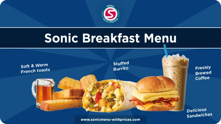 sonic breakfast menu