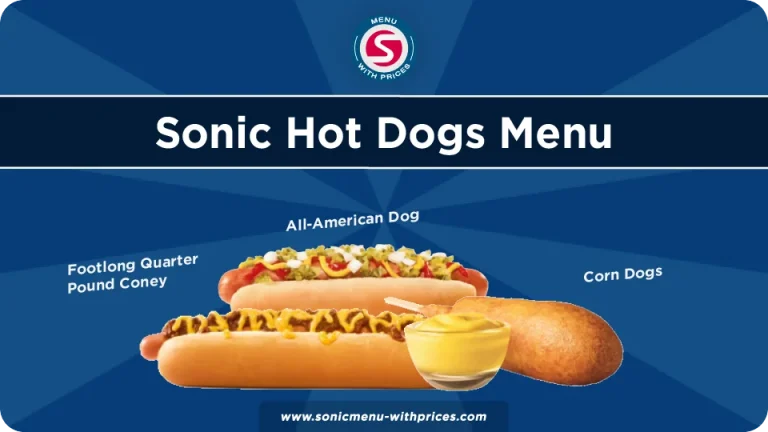 sonic hot dogs menu