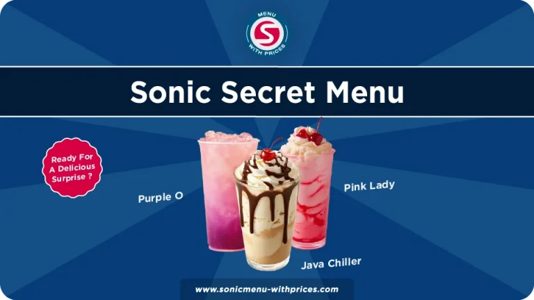 sonic secret menu