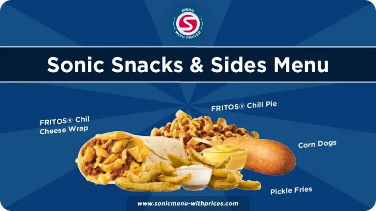 sonic snack menu
