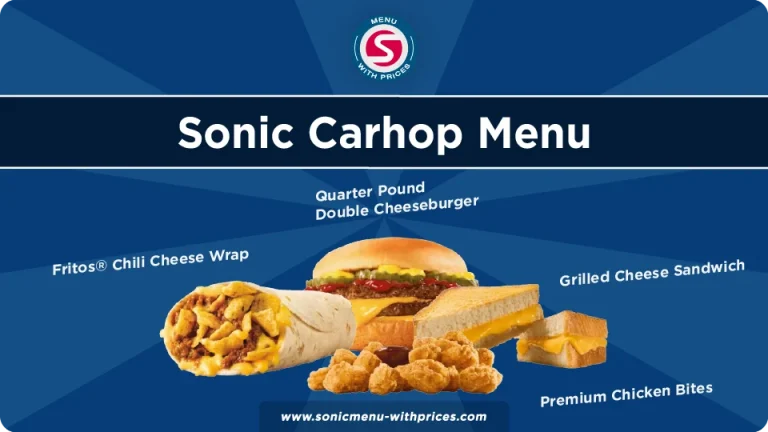 sonic carhop menu