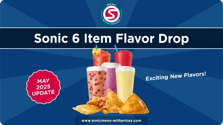Sonic Six Item Flavor Drop