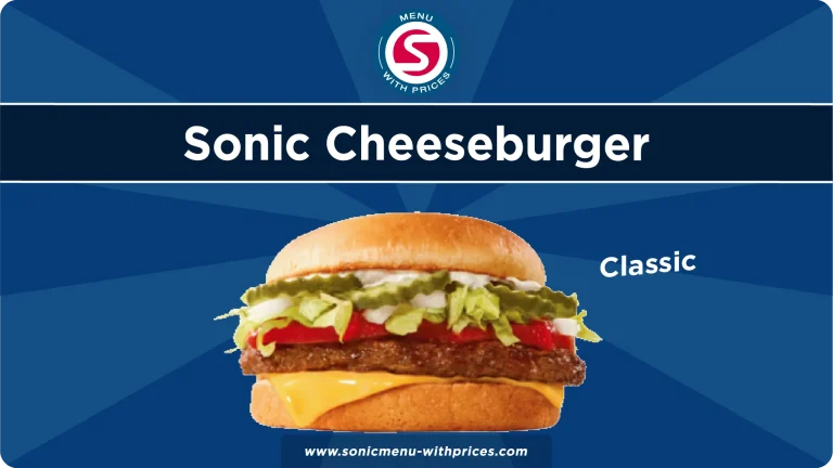 Sonic cheeseburger