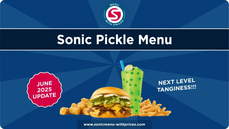 Sonic pickle menu