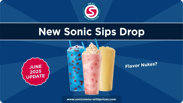 New Sonic Sips Drop