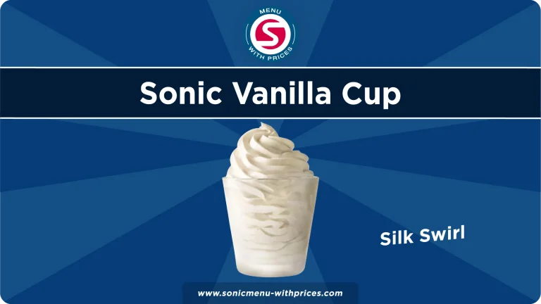 Sonic Vanilla Cup