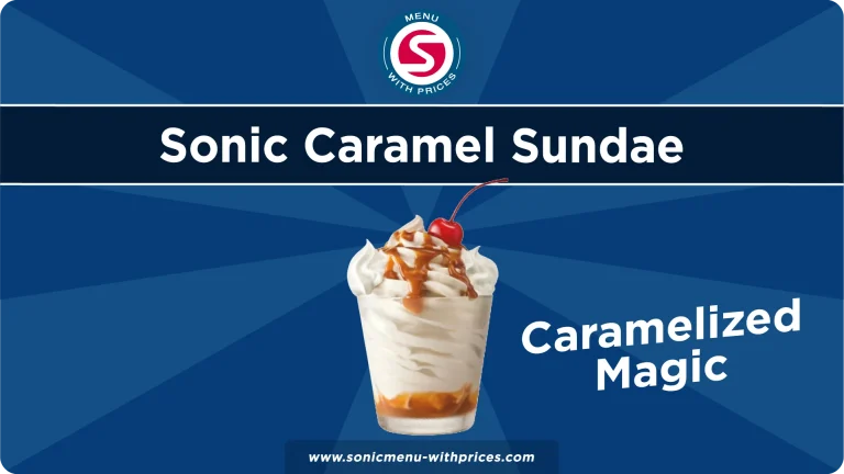 Sonic caramel sundae