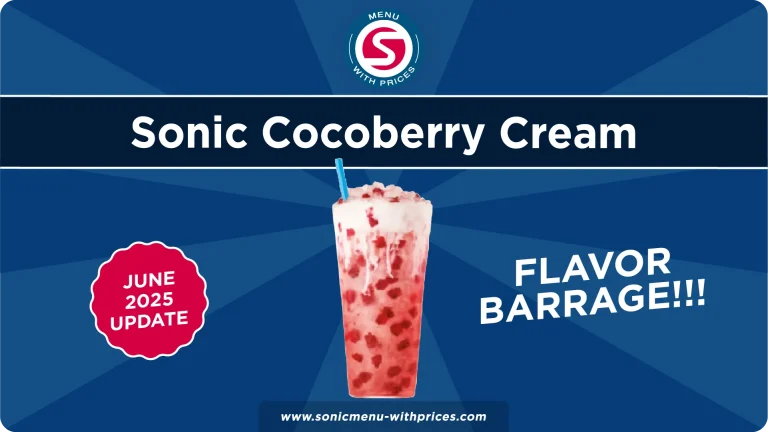 Sonic cocoberry cream